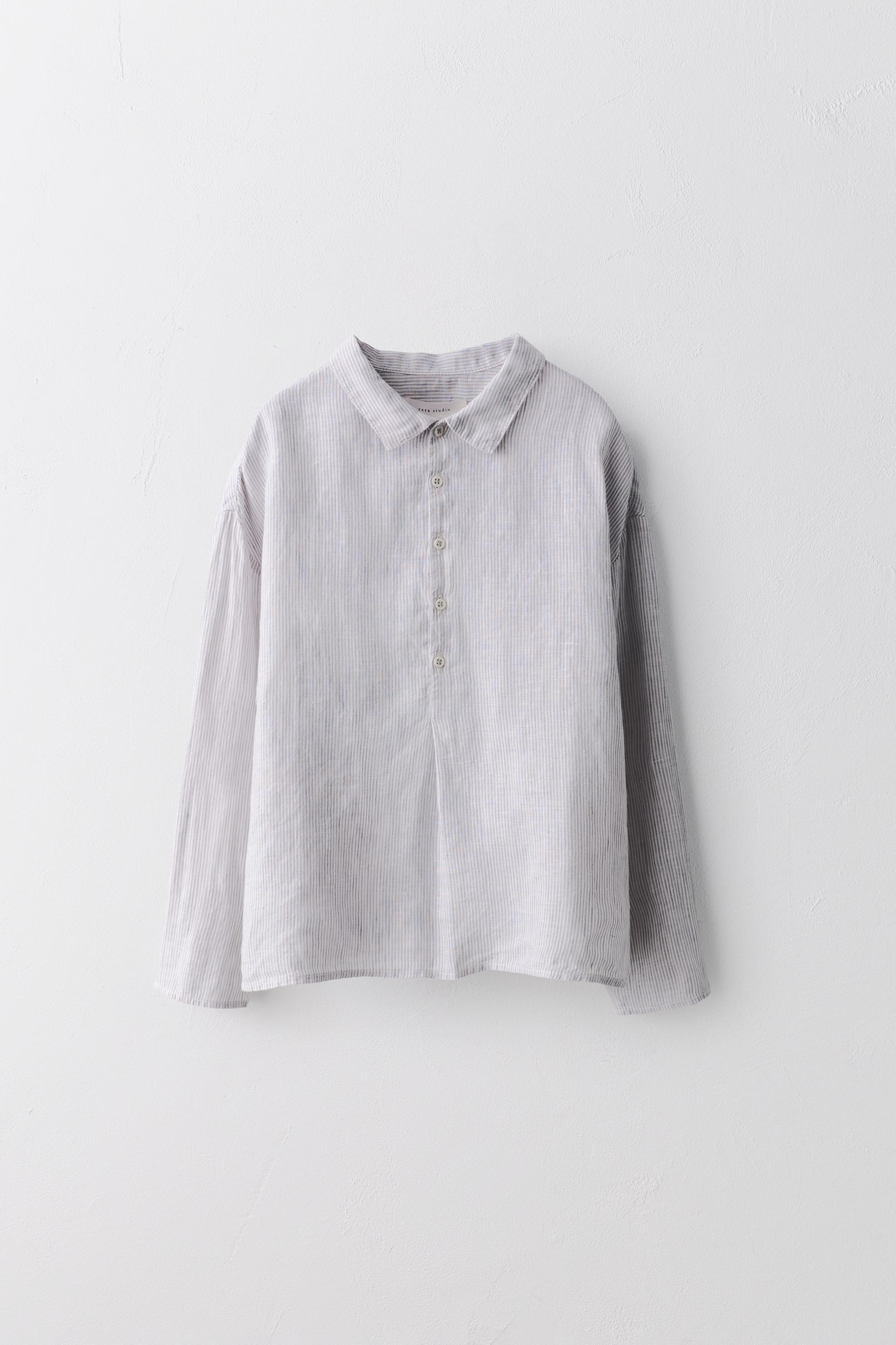 YEARS / LIMITED EDITION 100% LINEN STRIPED SHIRT